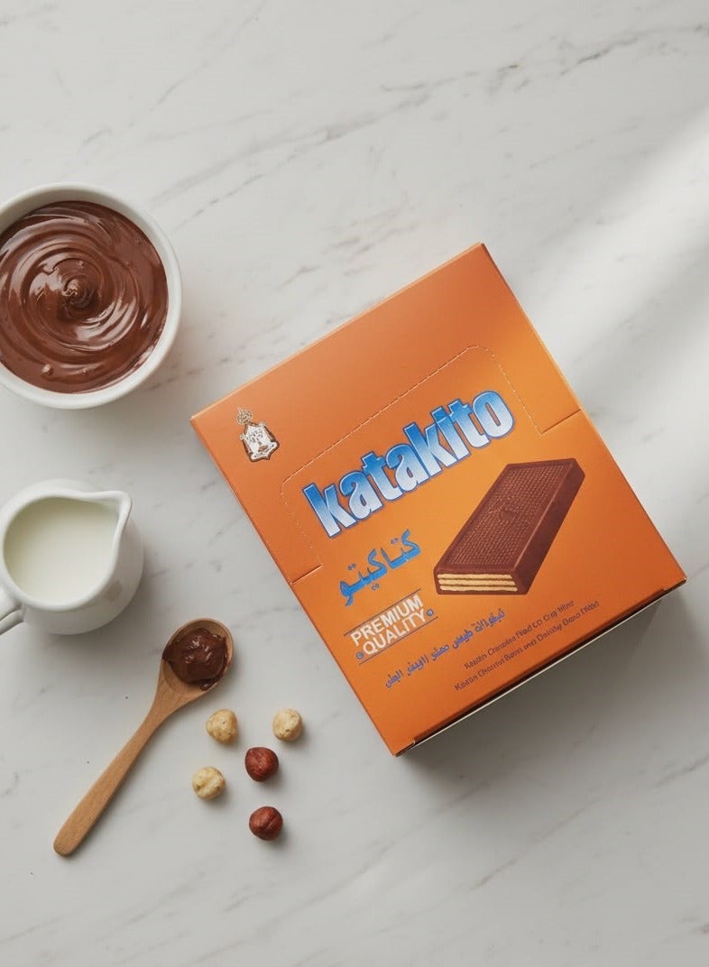 Katakito Extra Hazelnut Cream Wafer – Set of 12 - Image 2